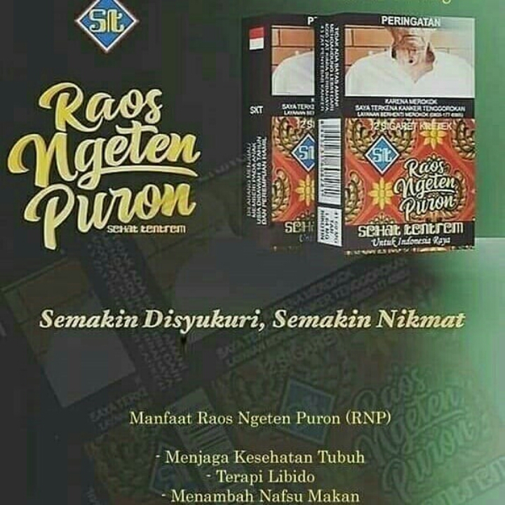 Rokok Sehattentrem Raos Ngeten Puron