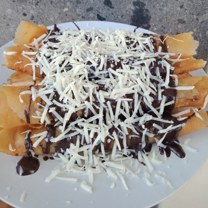 Roll Pisang Kress Cokelat Keju