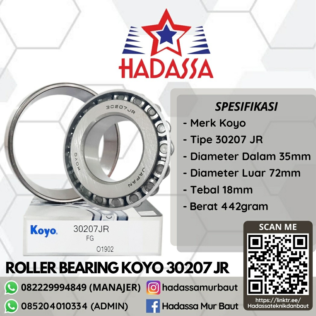 Roller Bearing Koyo 30207 JR