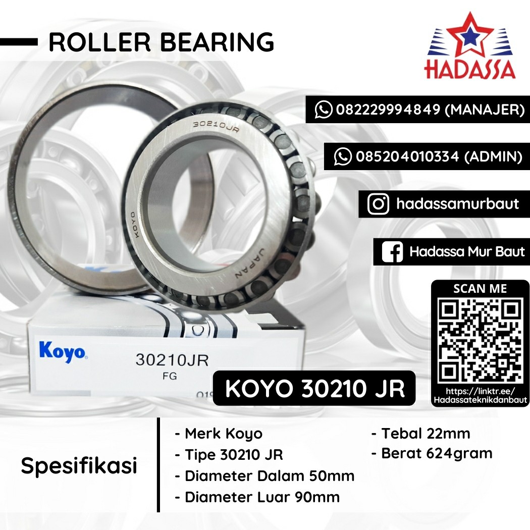 Roller Bearing Koyo 30210 JR