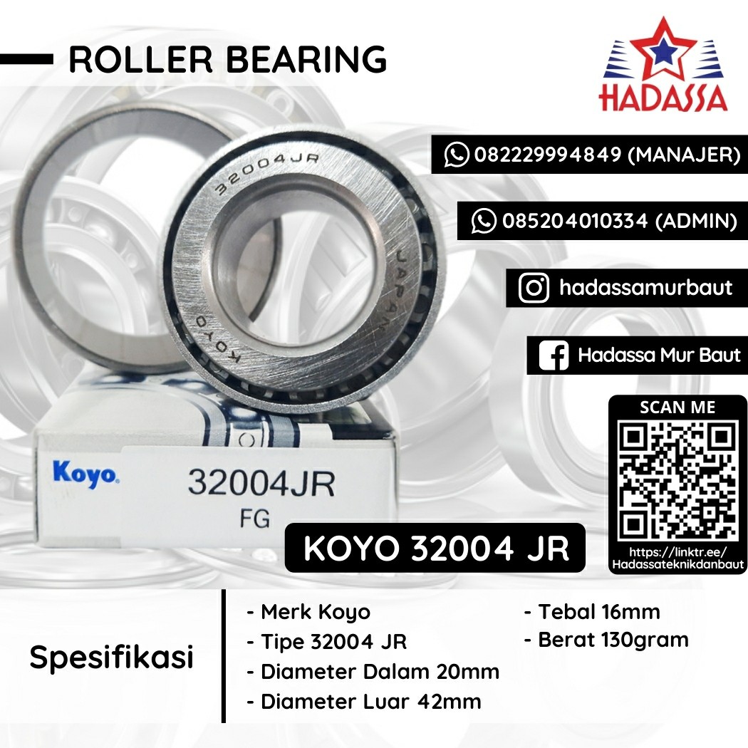 Roller Bearing Koyo 32004 JR