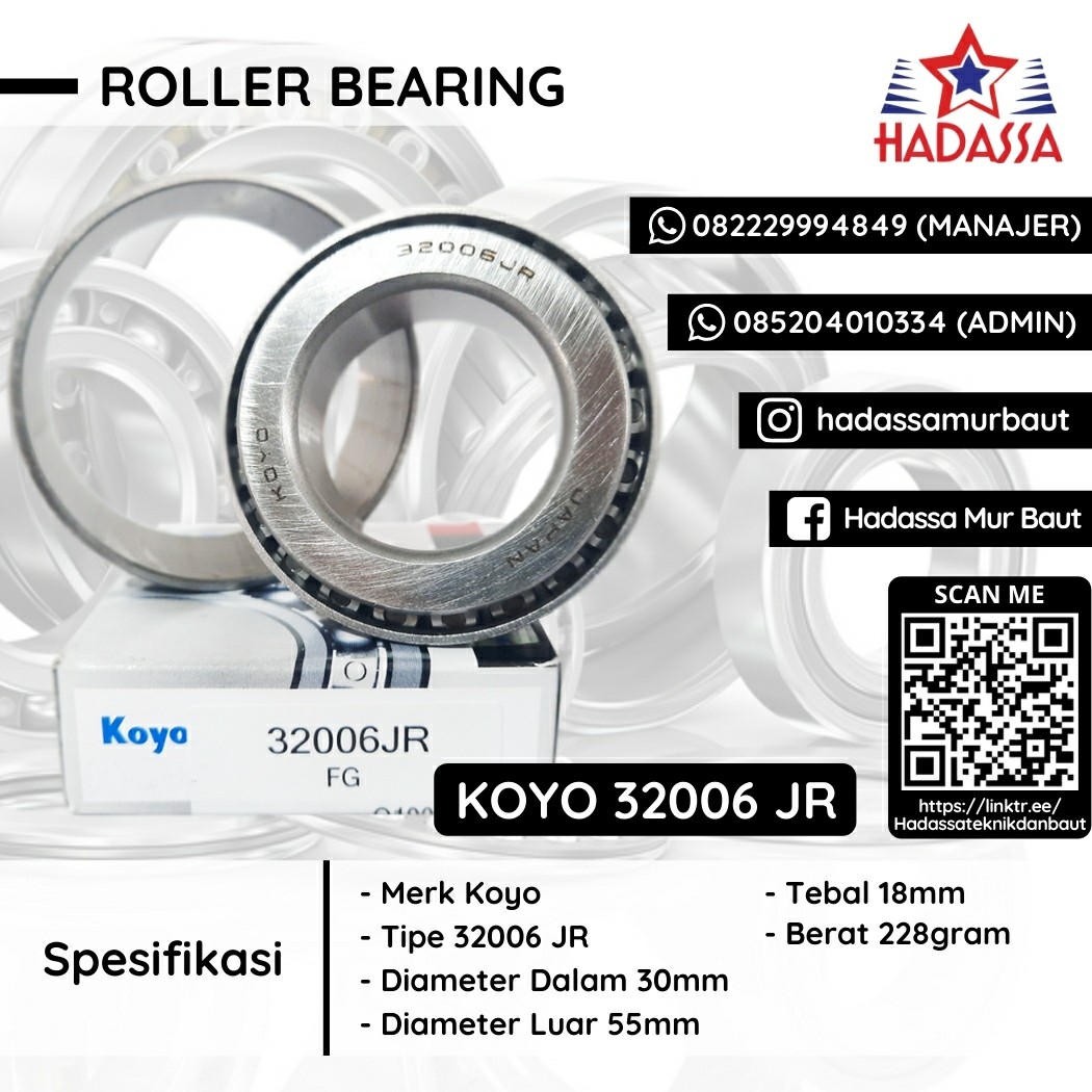 Roller Bearing Koyo 32006 JR