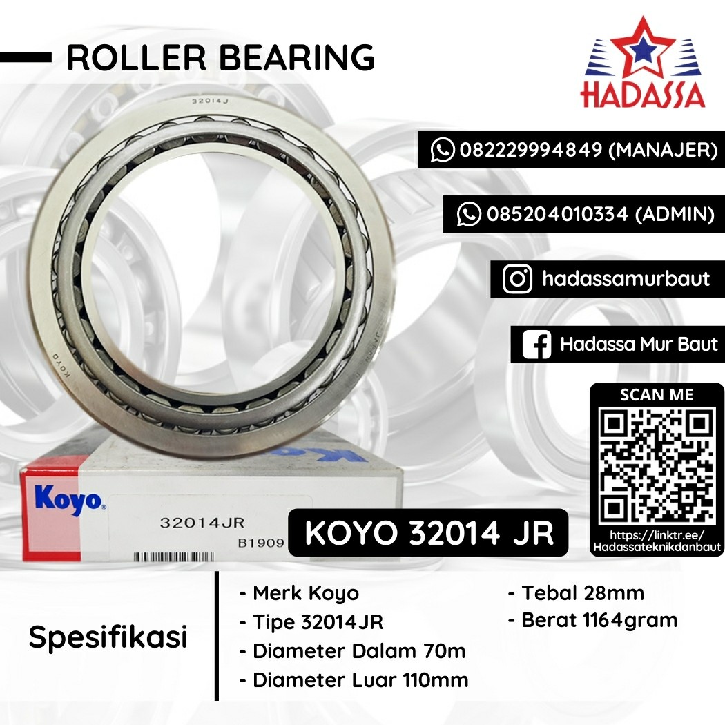 Roller Bearing Koyo 32014 JR