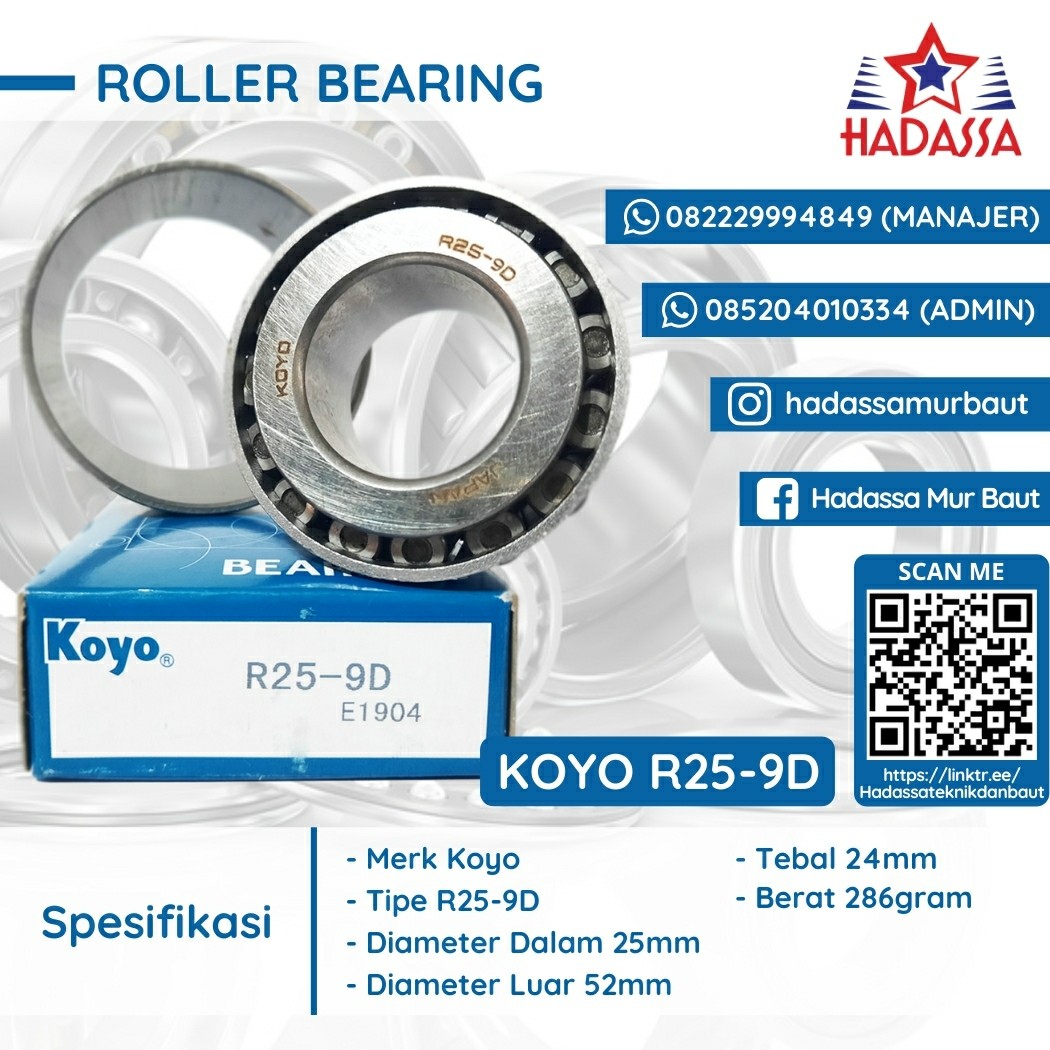 Roller Bearing Koyo R25-9D