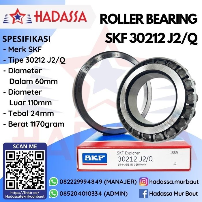 Roller Bearing SKF 30212 J2perQ