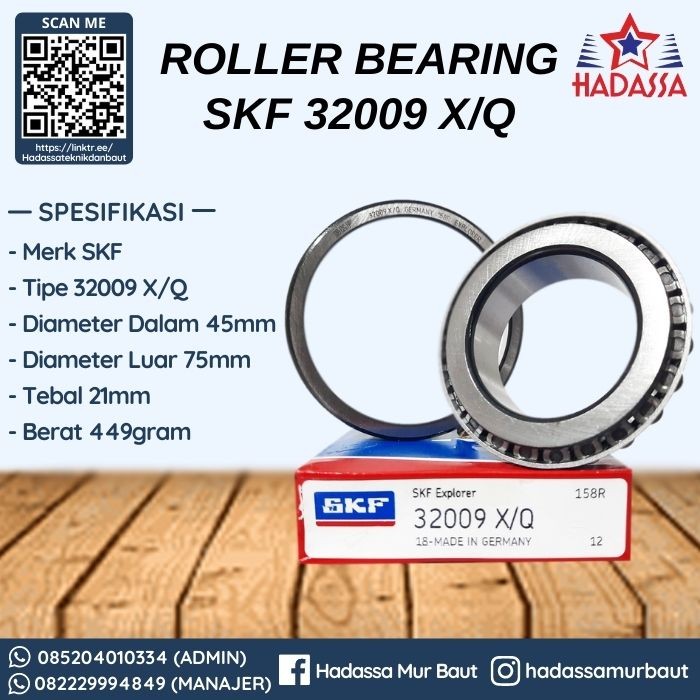 Roller Bearing SKF 32009 XQ