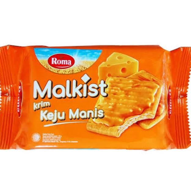 Roma Malkist Keju Manis 115g