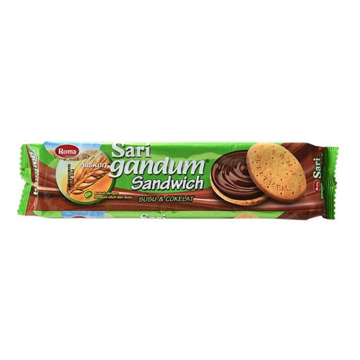 Roma Sari Gandum Susu Cokelat 115g