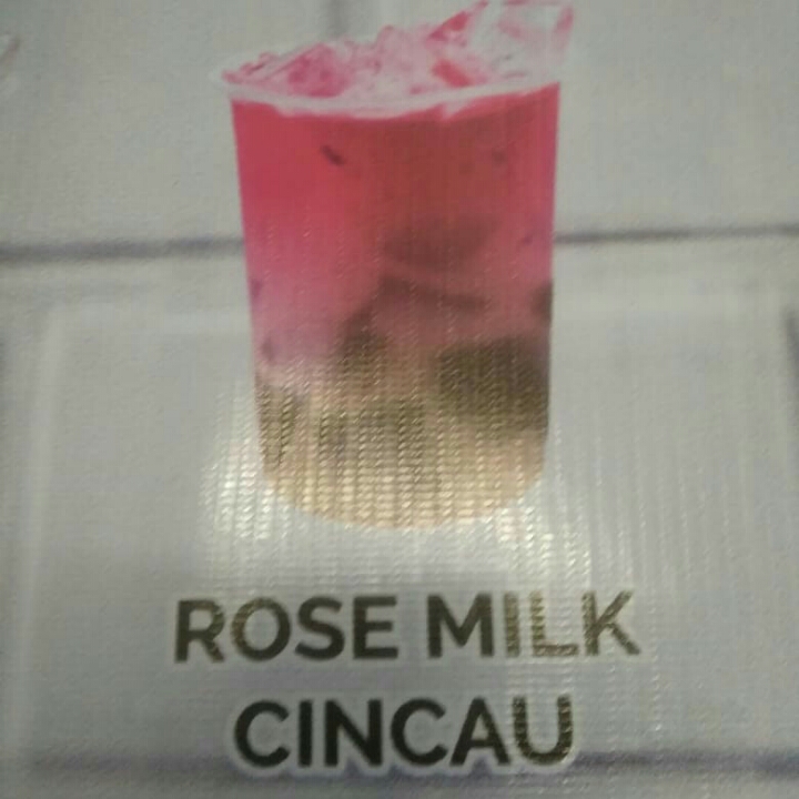 Rose Milk Cincau