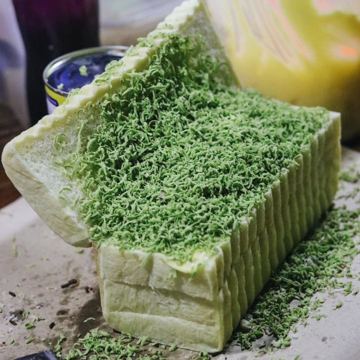 Roti Bakar  Greentea Coklat