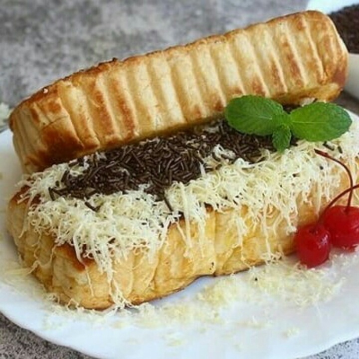 Roti Bakar Keju coklat