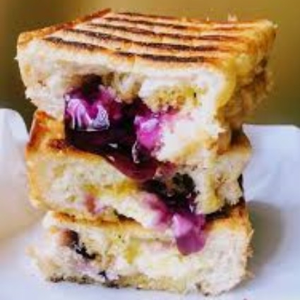 Roti Bakar Blueberry