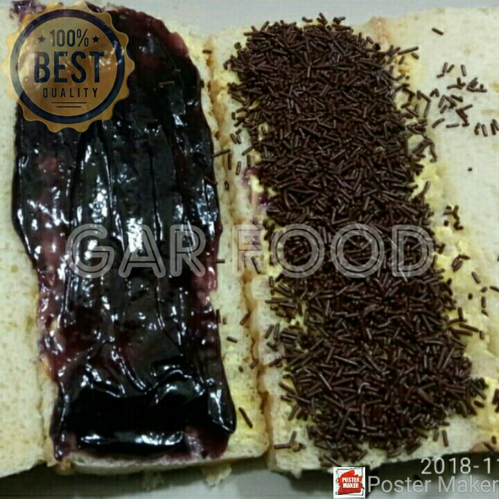 Roti Bakar Blueberry Coklat