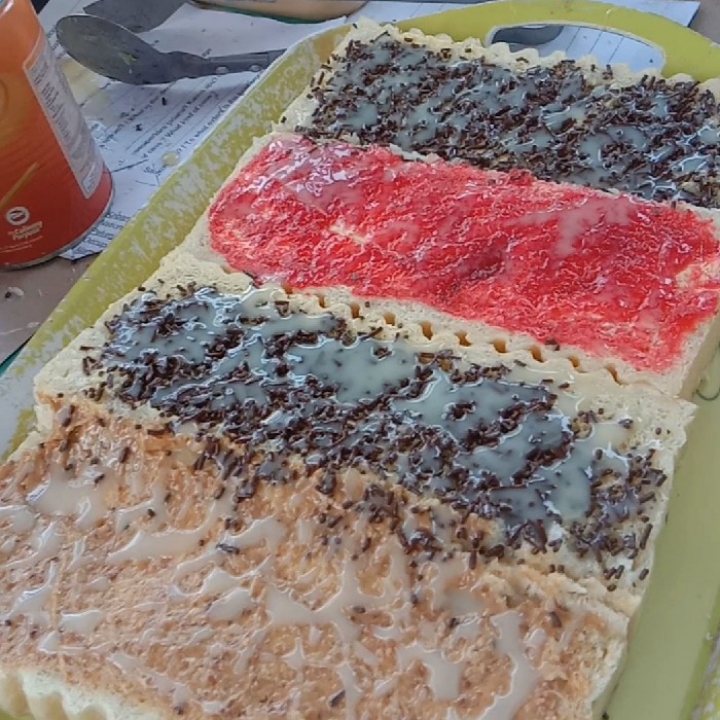 Roti Bakar Campur Biasa