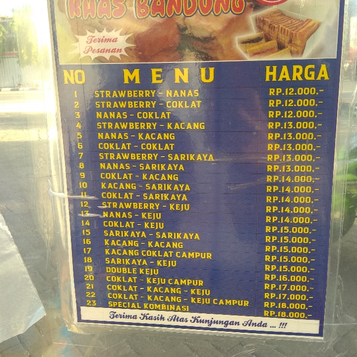 Roti Bakar Coklat Coklat