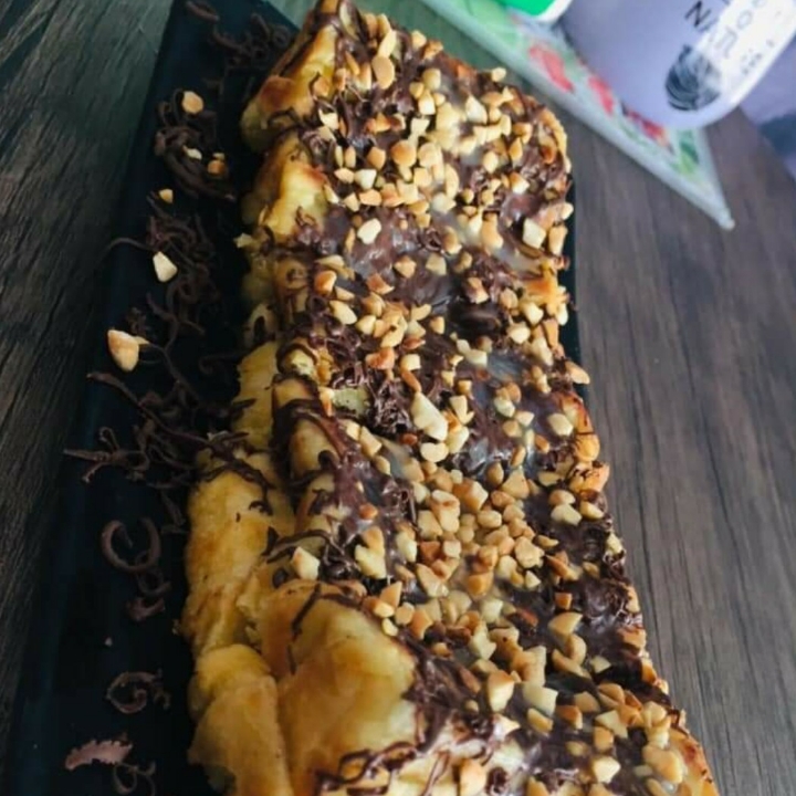 Roti Bakar Coklat Kacang Pisah