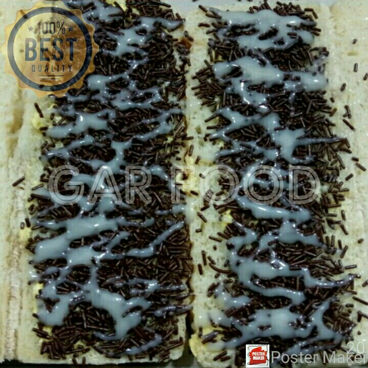 Roti Bakar Double Coklat Susu