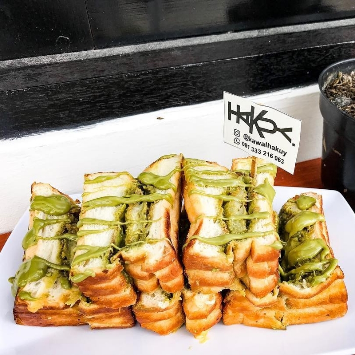 Roti Bakar Green Tea