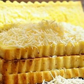 Roti Bakar Keju Durian