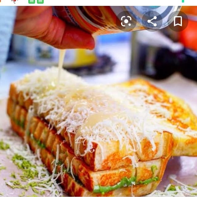 Roti Bakar Keju Susu