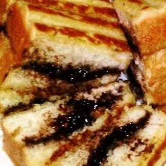 Roti Bakar Meses Coklat