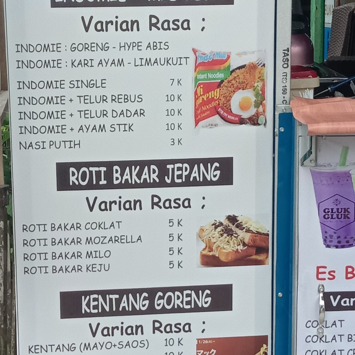 Roti Bakar Milo