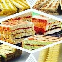 Roti Bakar Nanas Slai Coklat