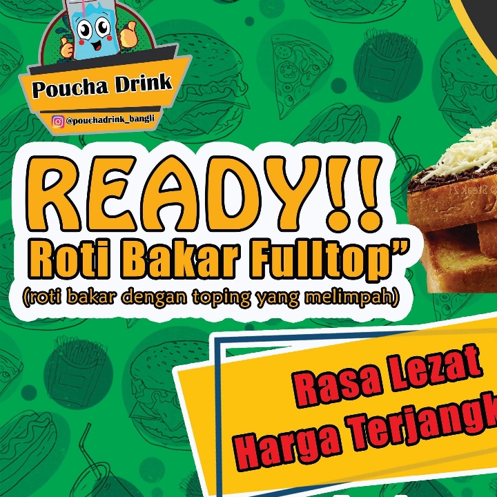 Roti Bakar Strawberry 