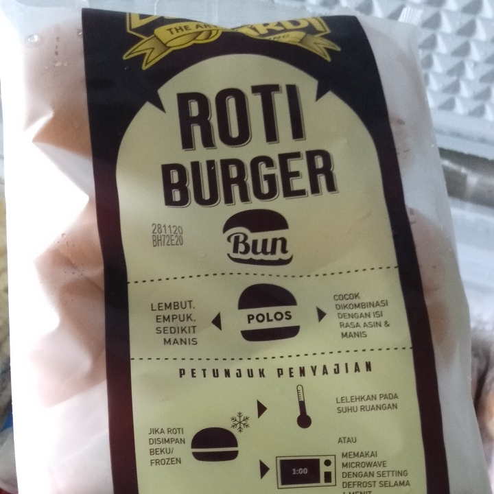 Roti Burger Polos Bernadhi  Isi 6 Pc