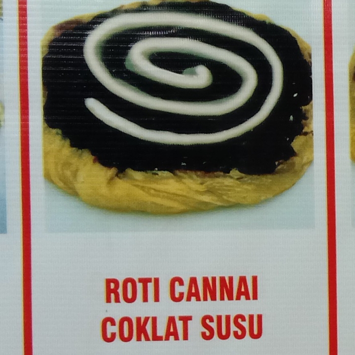 Roti Cannai Coklat Susu