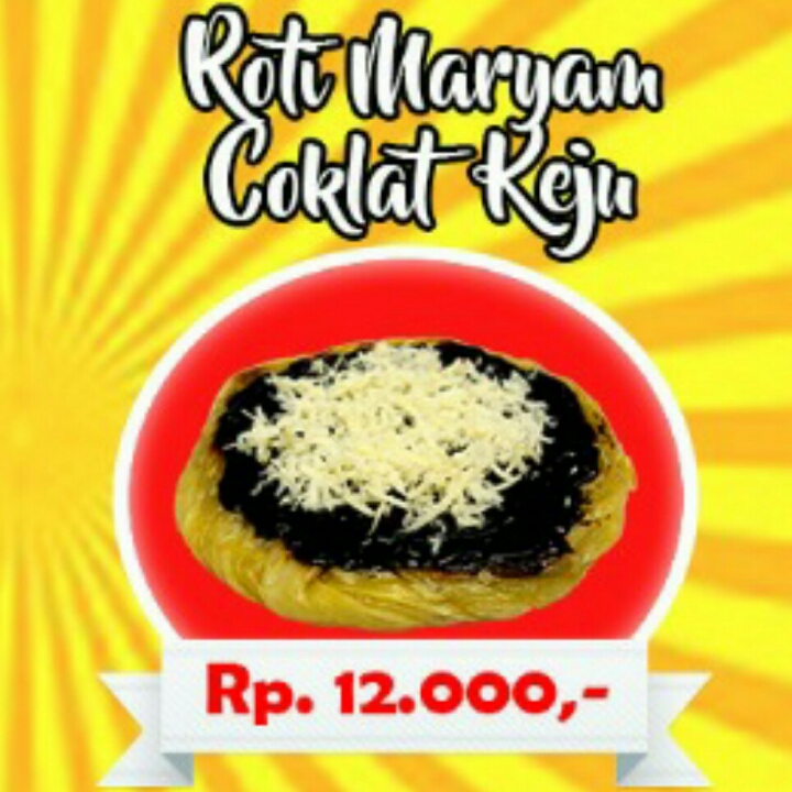 Roti Maryam Cokelat Keju