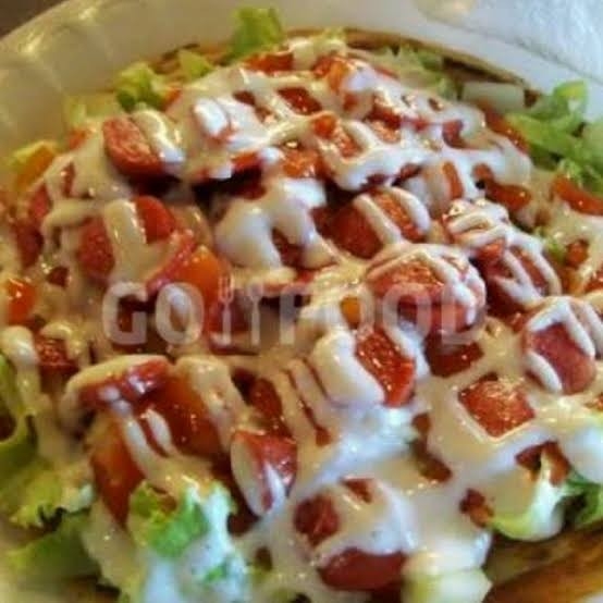 Roti Maryam Salad Beef Burger