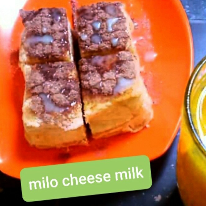 Roti Milo Cheese Milk