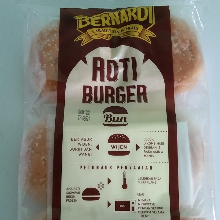 Roti burger Bernardi Isi 6