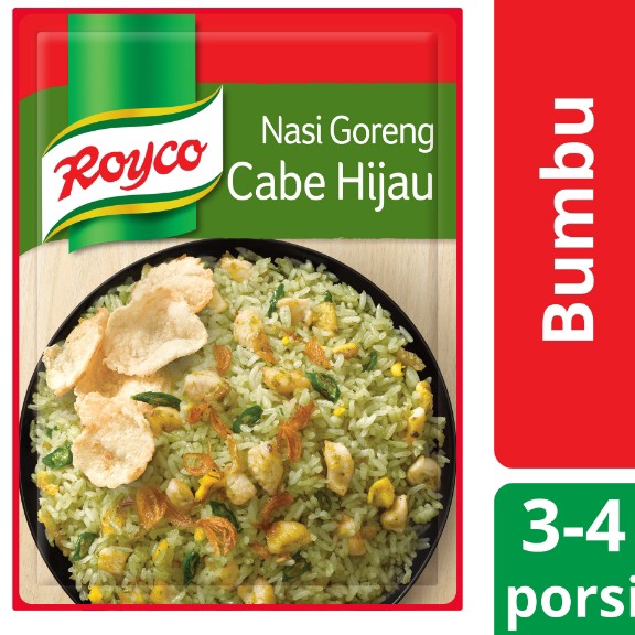 Royco Bumbu Komplit  Nasi Goreng Cabai Hijau