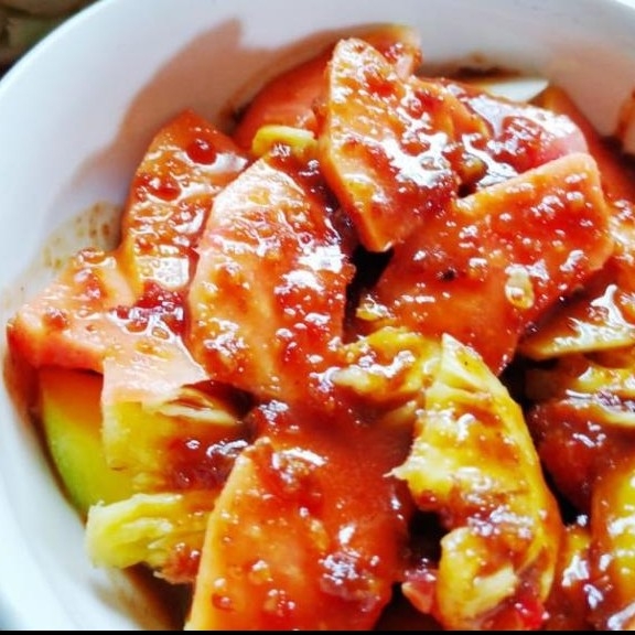 Rujak Buah sambal gulmer