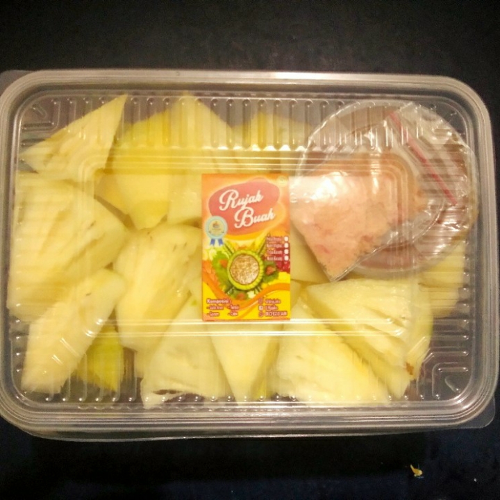 Rujak Buah Box Medium Sambal Kacang Peda