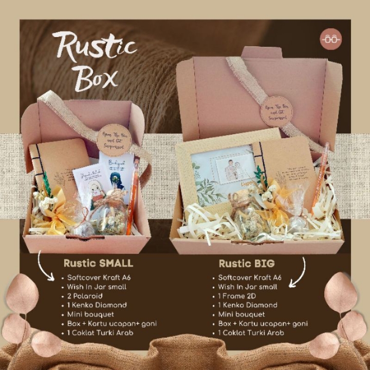 Rustic Box Hampers Vintage Estetik untuk Kado Unik