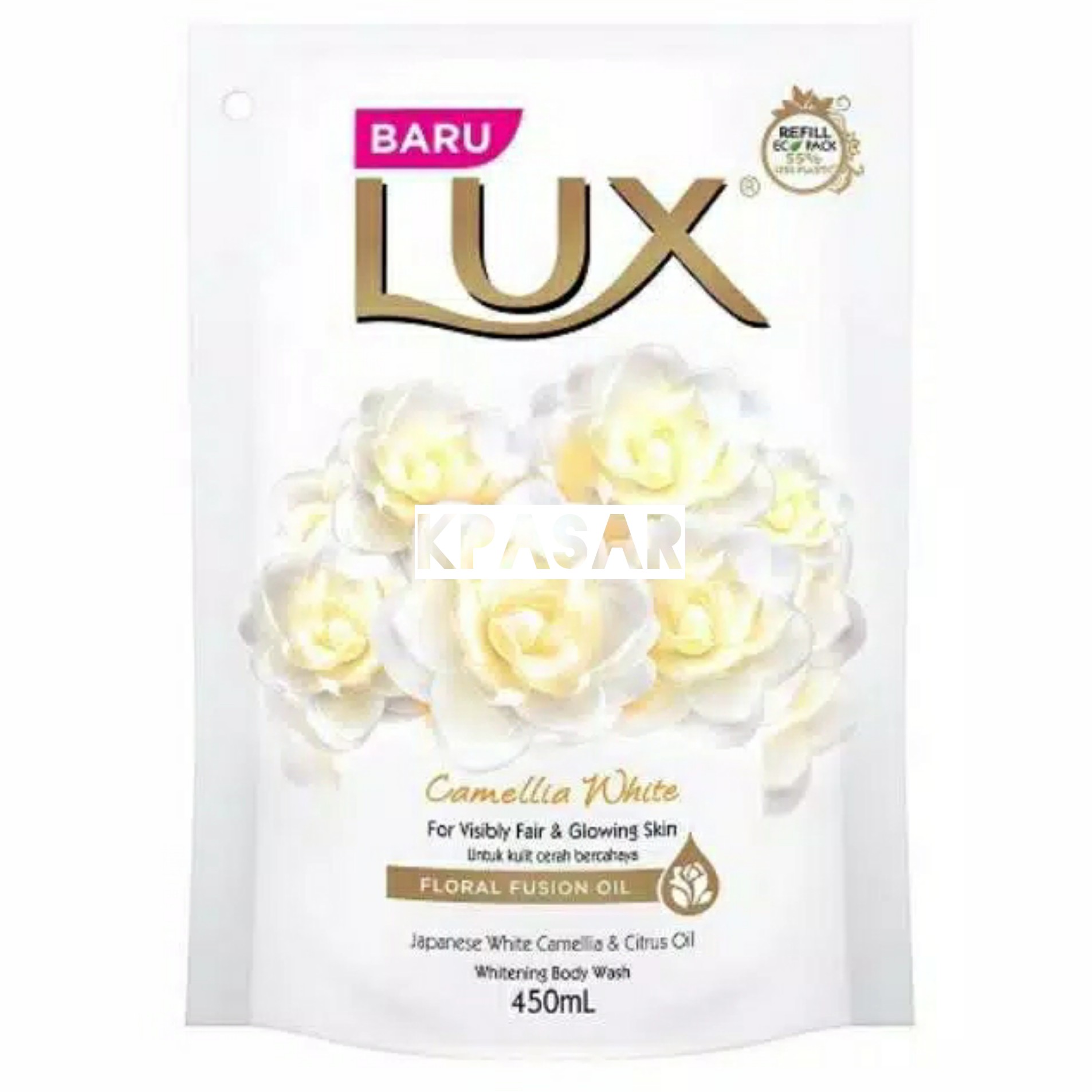 SABUN LUX CAMELLIA WITHE KEMASAN REFIL 450ml