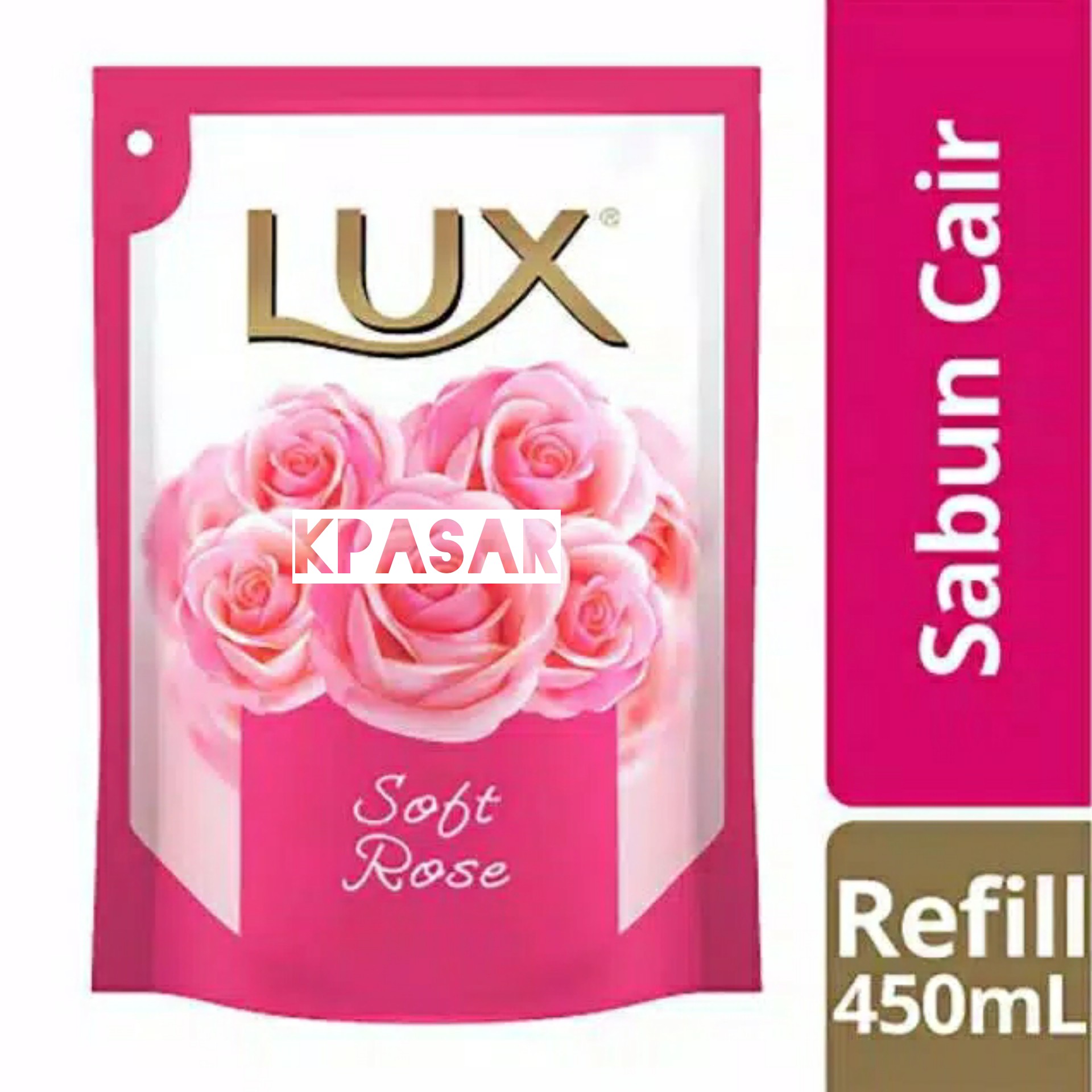 SABUN MANDI LUX SOFT ROSE 450ml