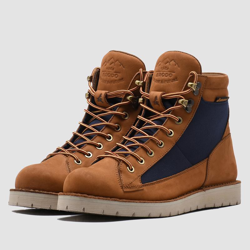 SAGA COMBAT VINTAGE BROWN - DARK NAVY IS