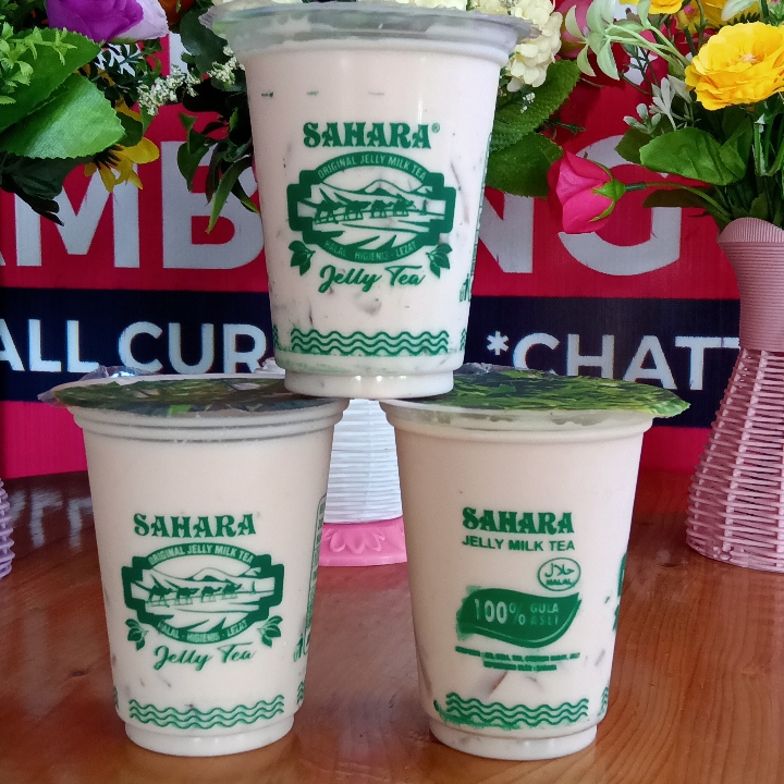 SAHARA JELLY MILK TEA