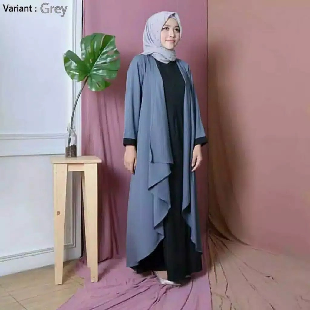 SALE Azkia Dress  Azkiya Maxi  Baju Abaya Muslim Termurah