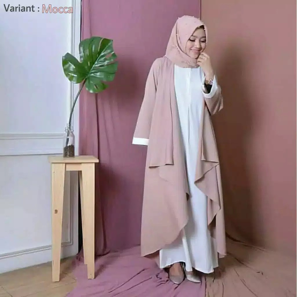 SALE Azkia Dress  Azkiya Maxi  Baju Abaya Muslim Termurah 2