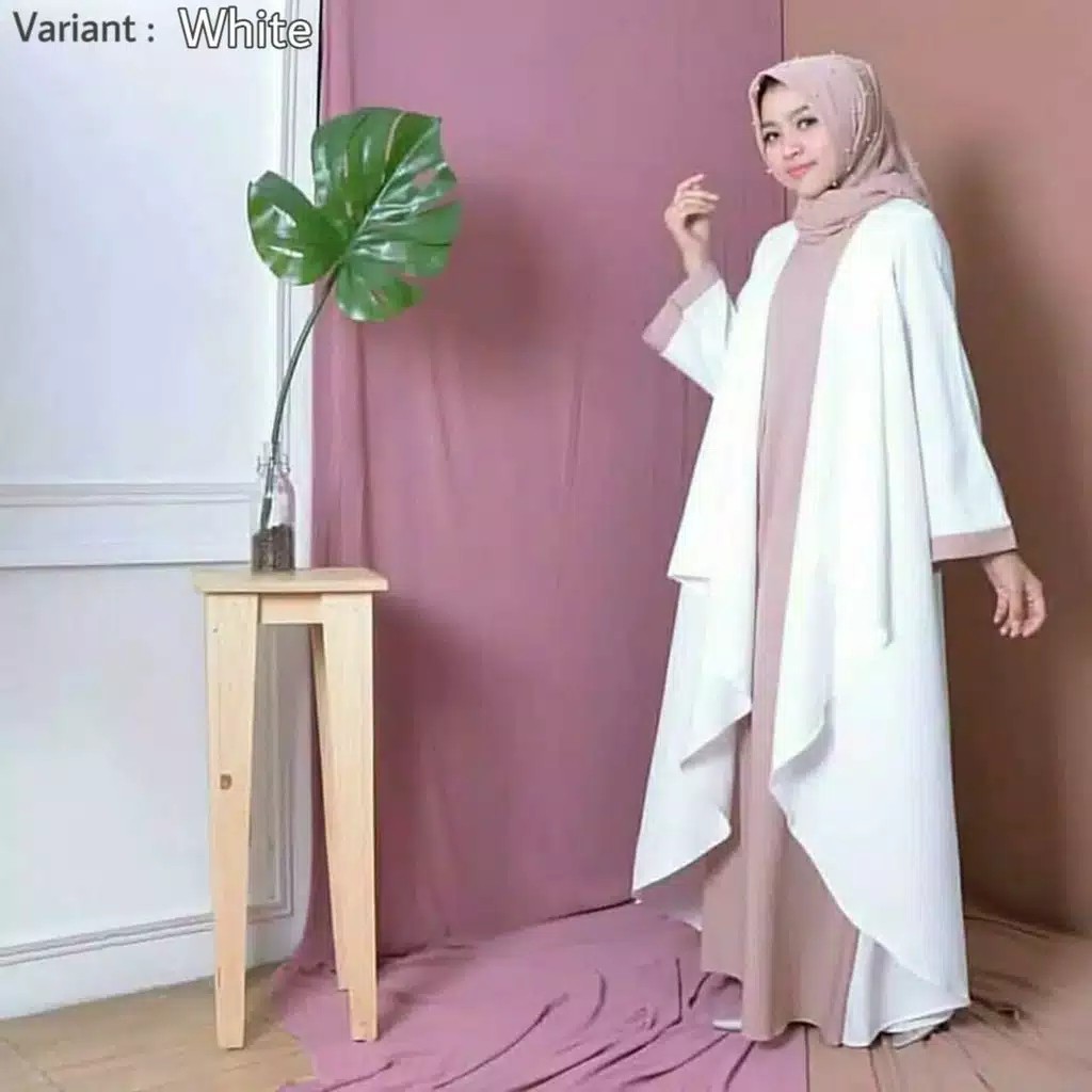 SALE Azkia Dress  Azkiya Maxi  Baju Abaya Muslim Termurah 3