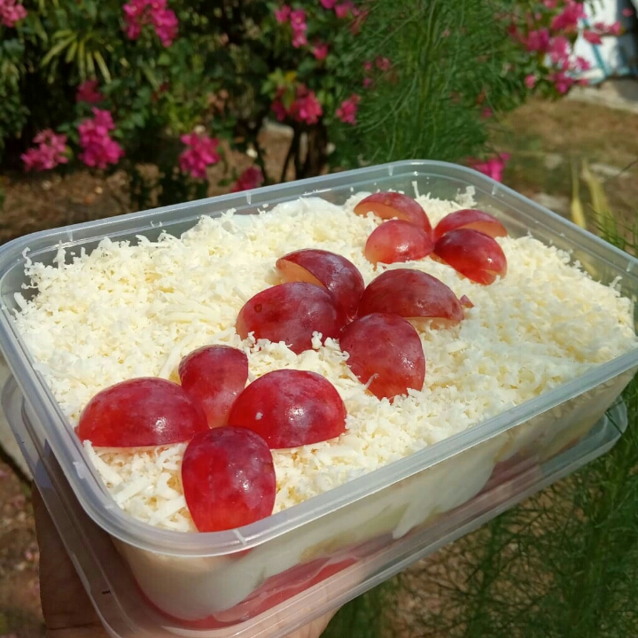 SALLAD BUAH BOX FULL BUAH  PLUS TOPPING