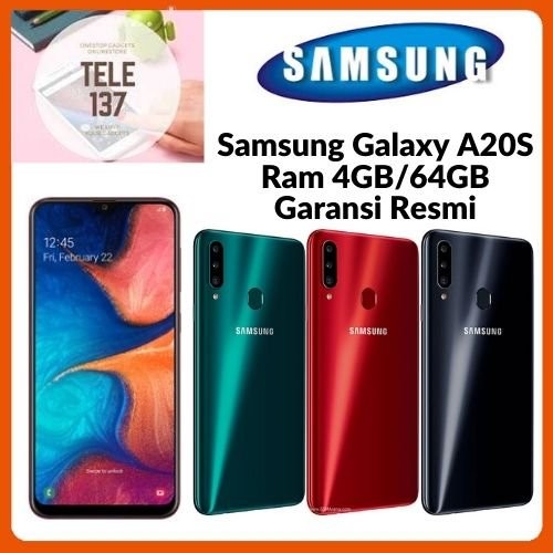 SAMSUNG GALAXY A20S RAM 4GB ROM 64GB 4000MAH MERK SAMSUNG PER UNIT