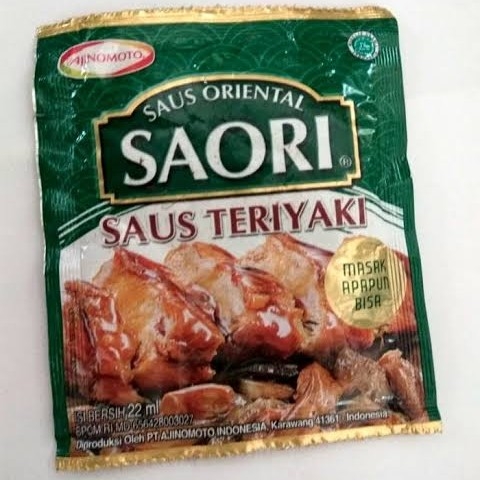 SAORI Saus Teriyaki 1 Pack Isi 10pcs