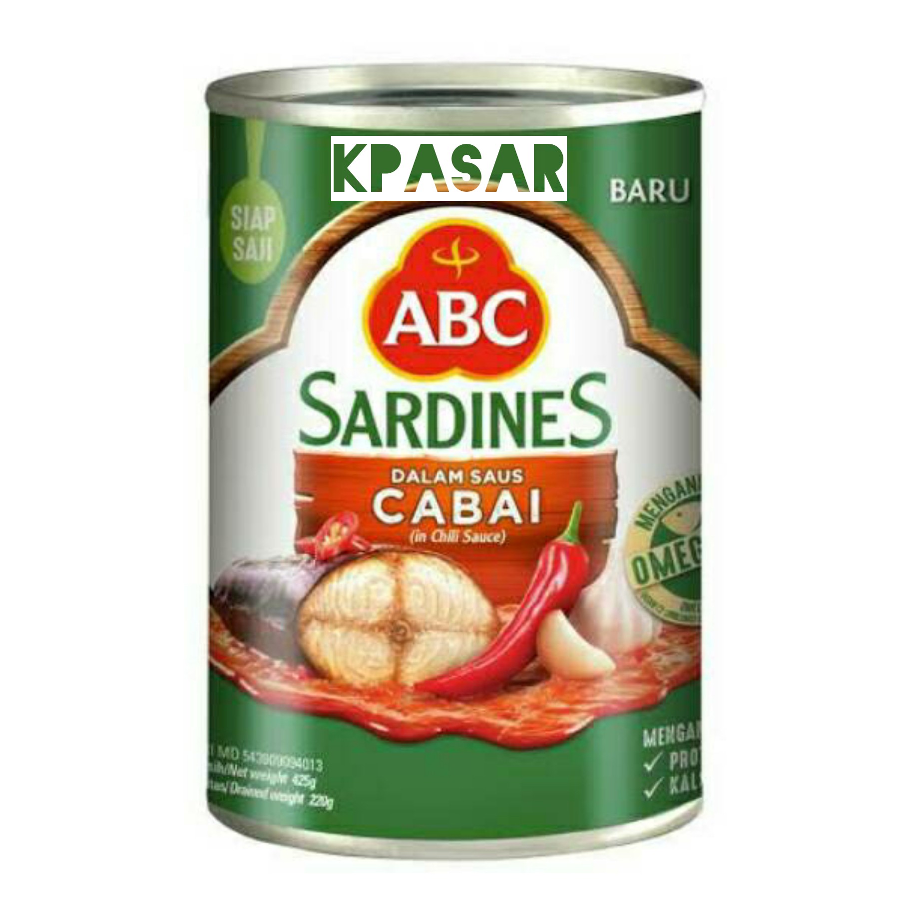 SARDINES ABC KEMASAN 425GR