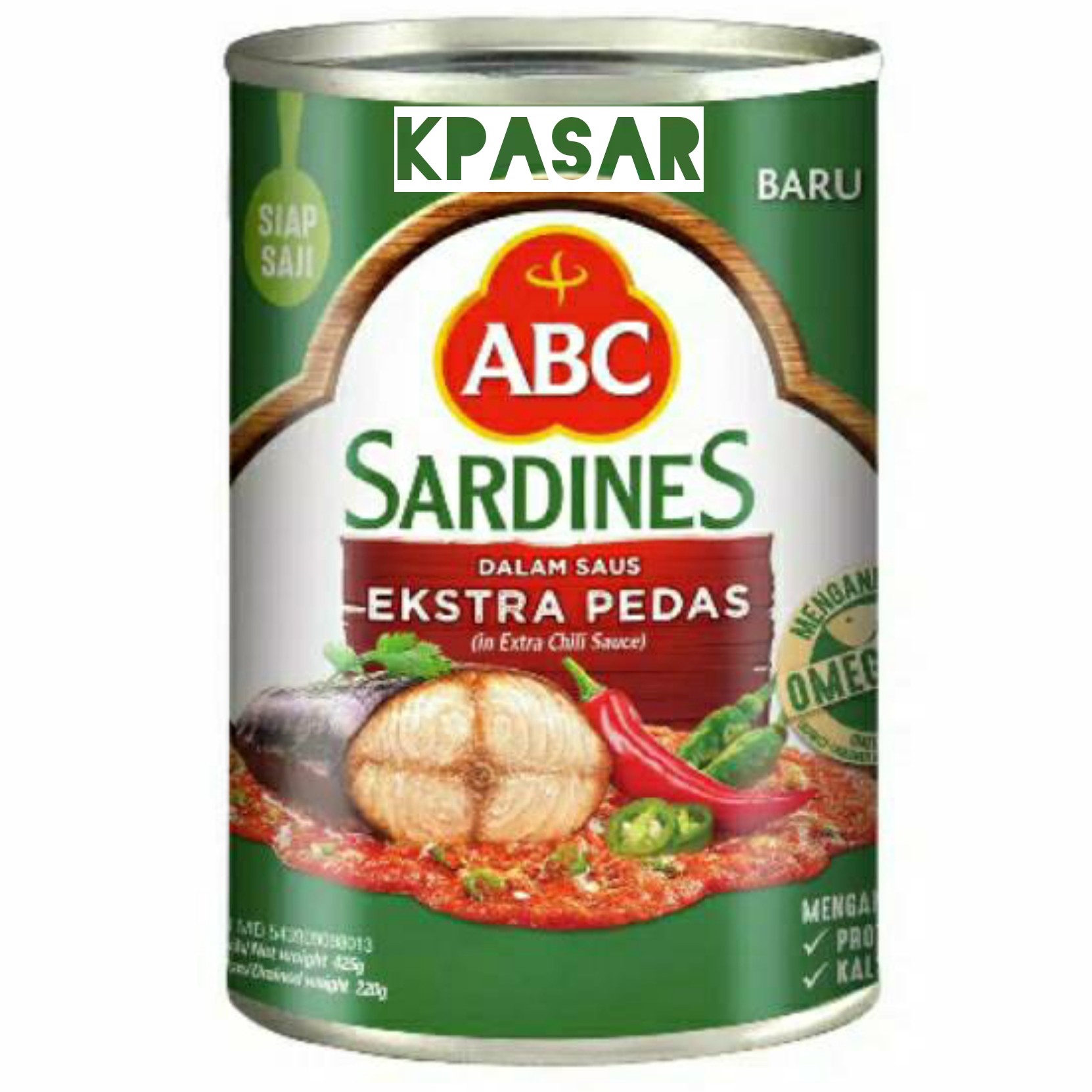 SARDINES ABC KEMASAN 425GR